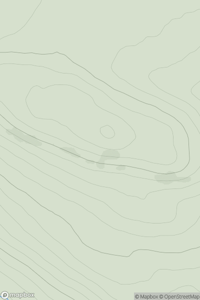 Thumbnail image for Cnoc an Liath-bhaid [Altnaharra to Dornoch] showing contour plot for surrounding peak